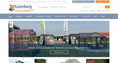 Desktop Screenshot of hazenbergtuinkassen.nl